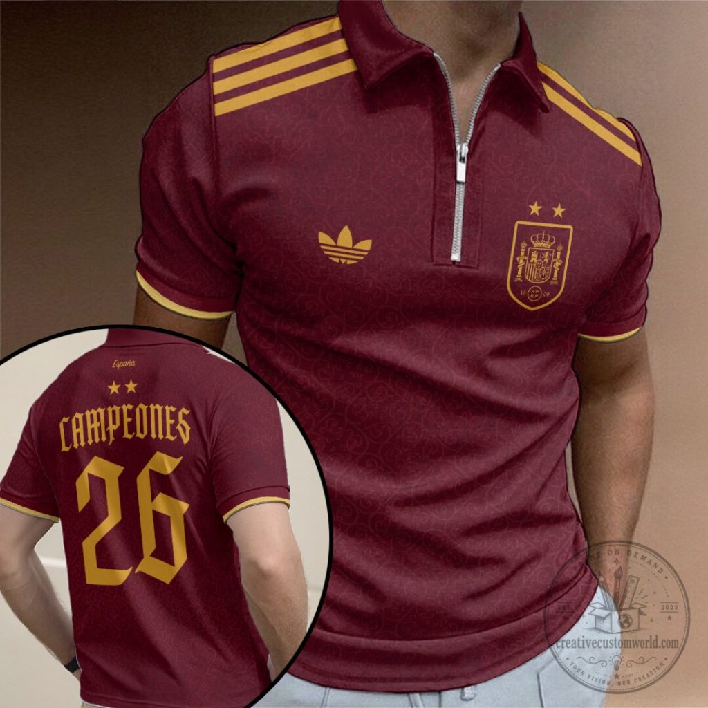 Spain National Football Team 2026 Campeones World Cup Champions Soccer Jersey