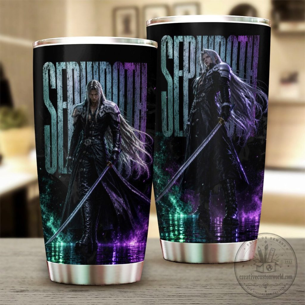 Final Fantasy VII Sephiroth Stainless Steel Insulated Tumbler