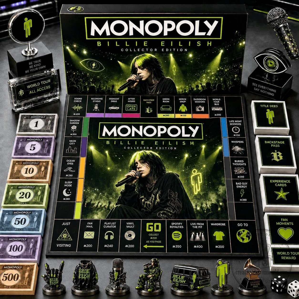 Billie Eilish Collector Edition Monopoly Board Game
