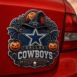 Dallas Cowboys Car Decal Badge - Halloween Edition Emblem