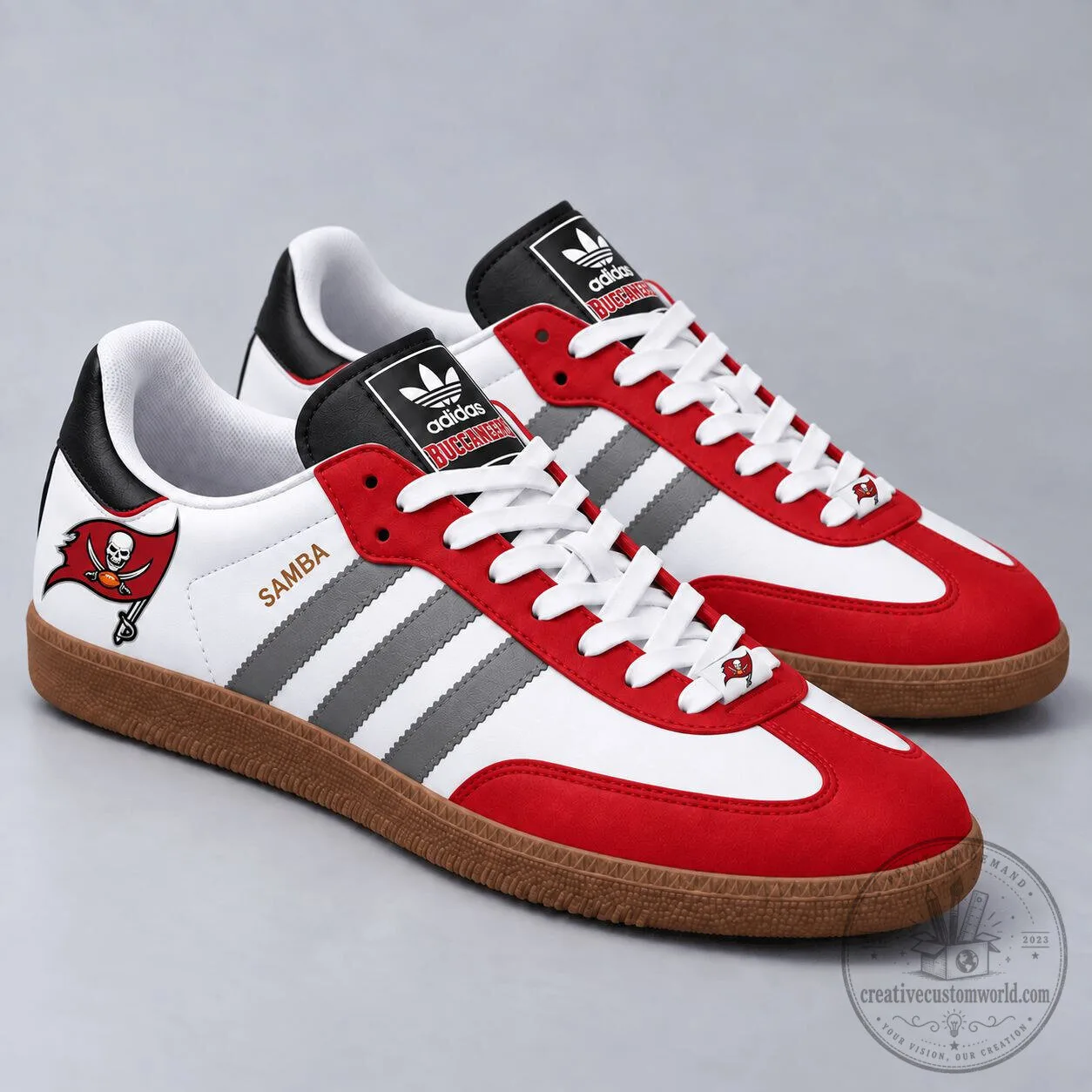 Tampa Bay Buccaneers NFL Team Pride Samba Style Sneakers Shoes