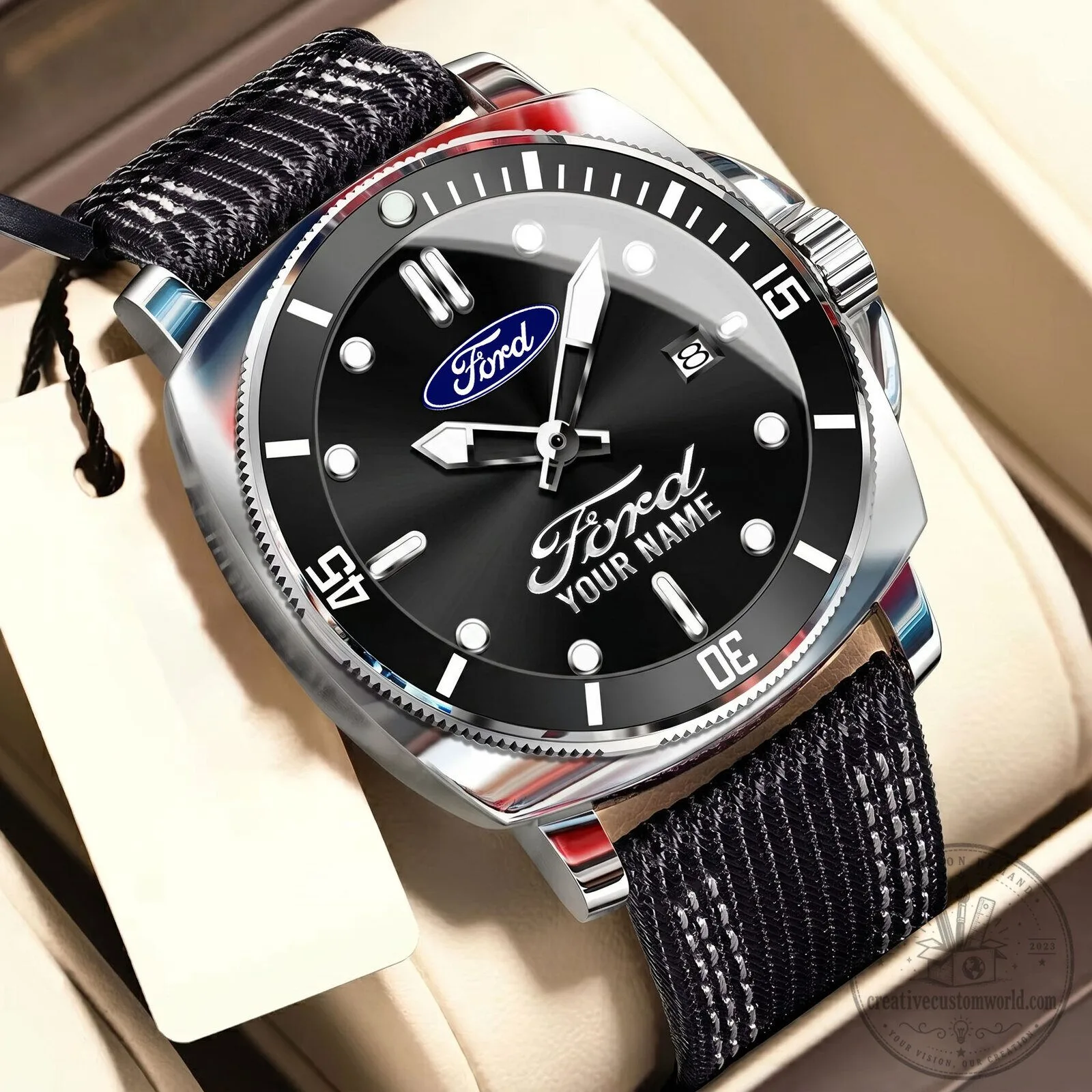Ford Motor Company Personalized Luxury Sport Watch for Men 15 Ford Motor Company Personalized Luxury Sport Watch for Men