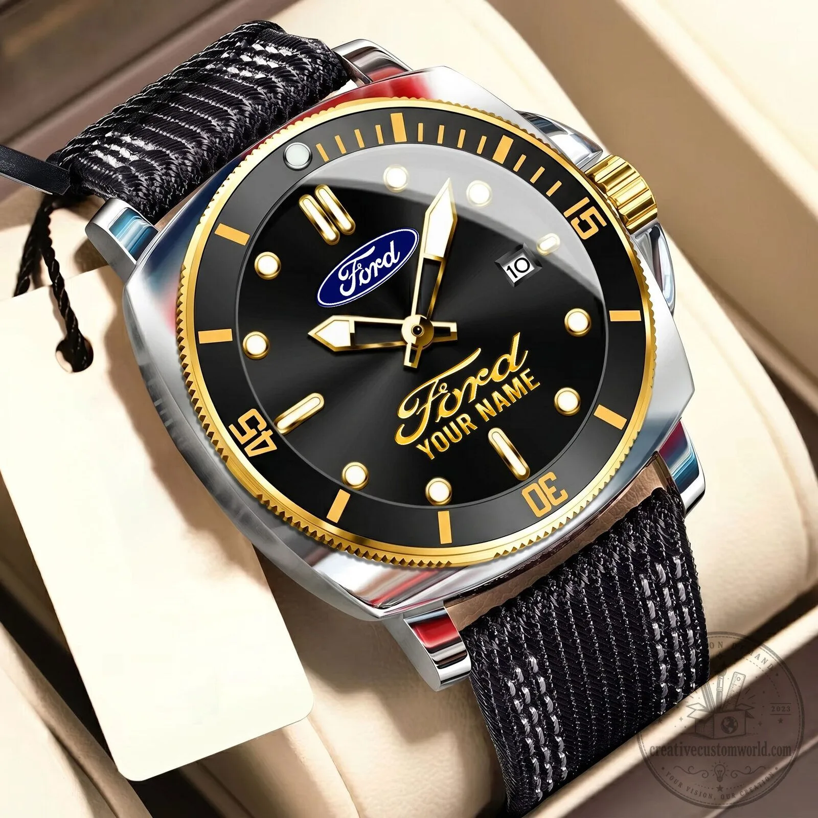 Ford Motor Company Personalized Luxury Sport Watch for Men 19 Ford Motor Company Personalized Luxury Sport Watch for Men