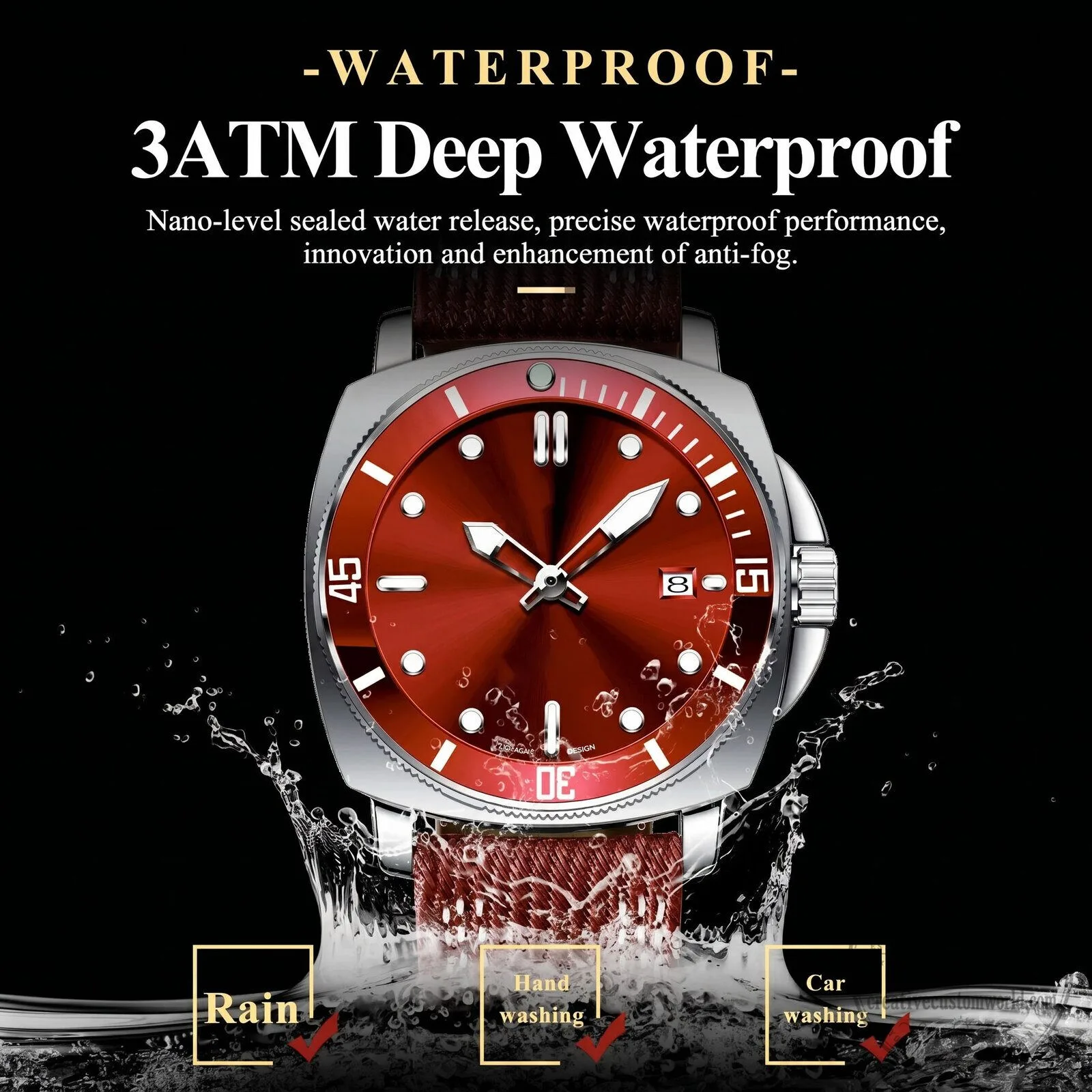 Ford Motor Company Personalized Luxury Sport Watch for Men 21 Ford Motor Company Personalized Luxury Sport Watch for Men