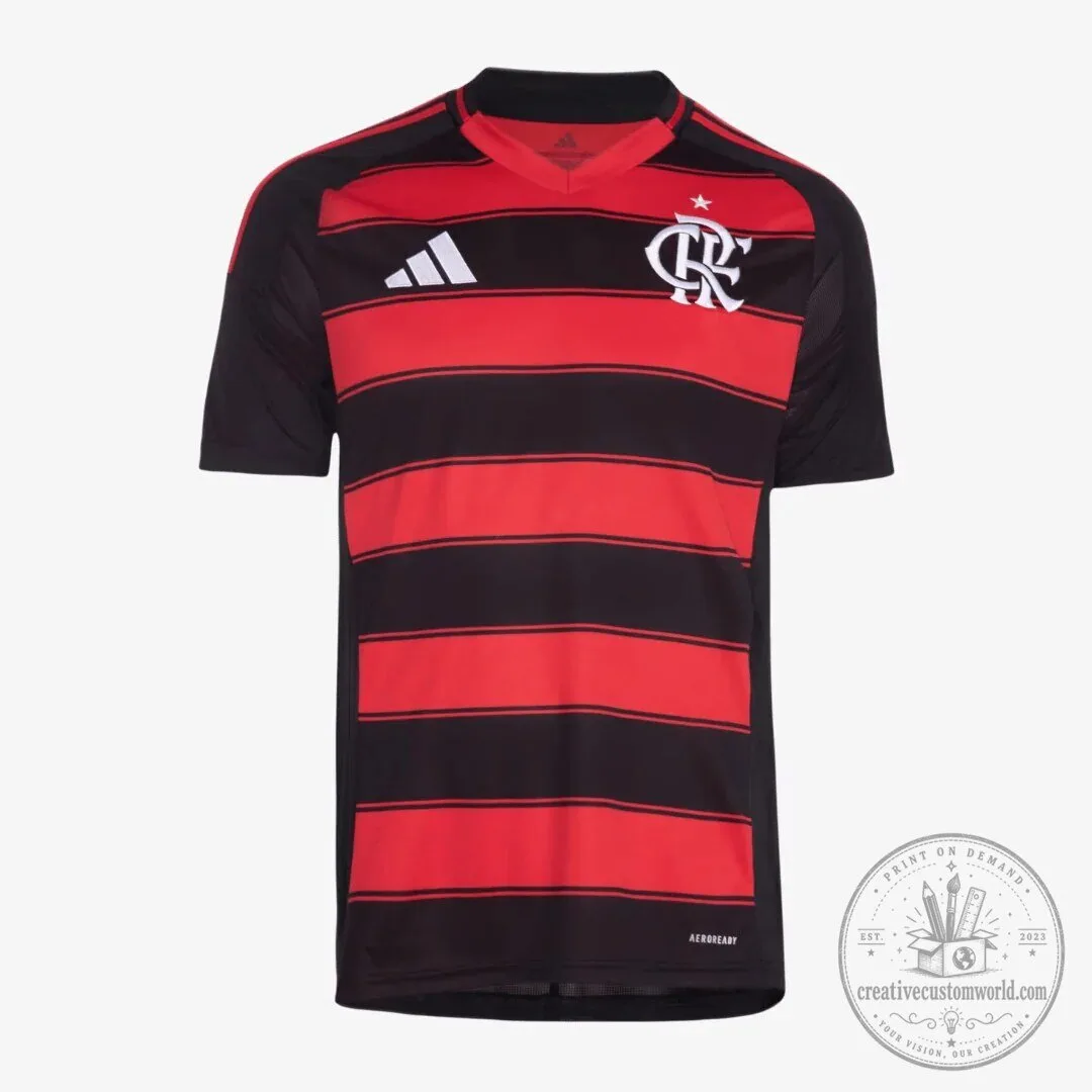 Flamengo Home 2025-2026 Season Fan Soccer Jersey