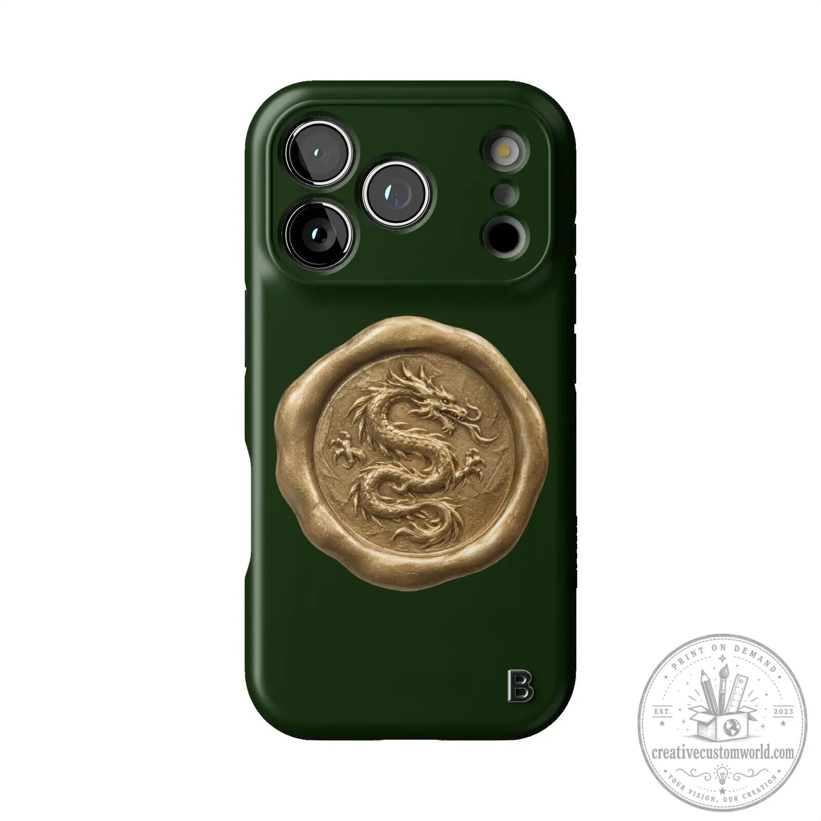 Draco Malfoy Dragon Seal Statement Dark Green iPhone Phone Case 11 Draco Malfoy Dragon Seal Statement Dark Green iPhone Phone Case