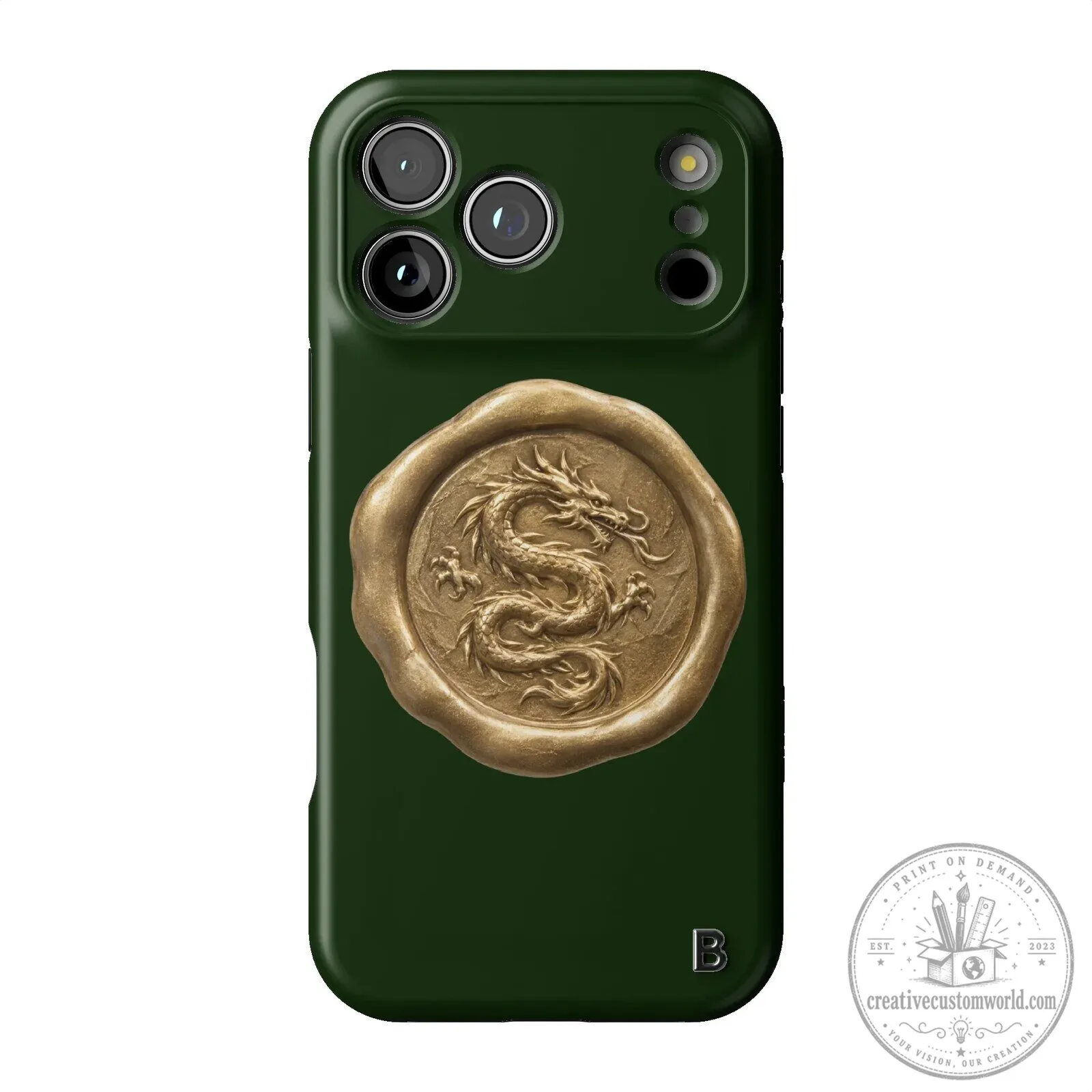 Draco Malfoy Dragon Seal Statement Dark Green iPhone Phone Case 12 Draco Malfoy Dragon Seal Statement Dark Green iPhone Phone Case
