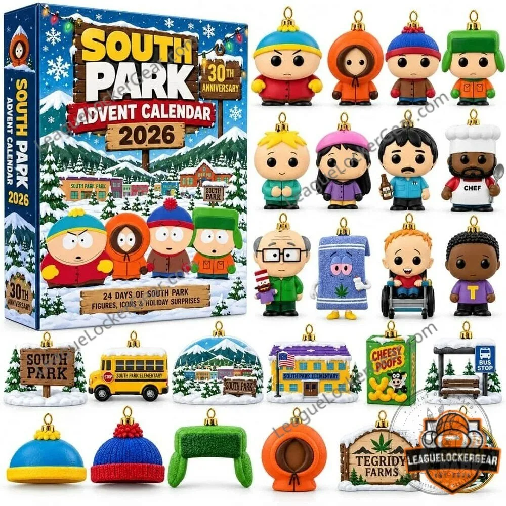 South Park 30th Anniversary Advent Calendar with 24 Collectible Ornaments 2D